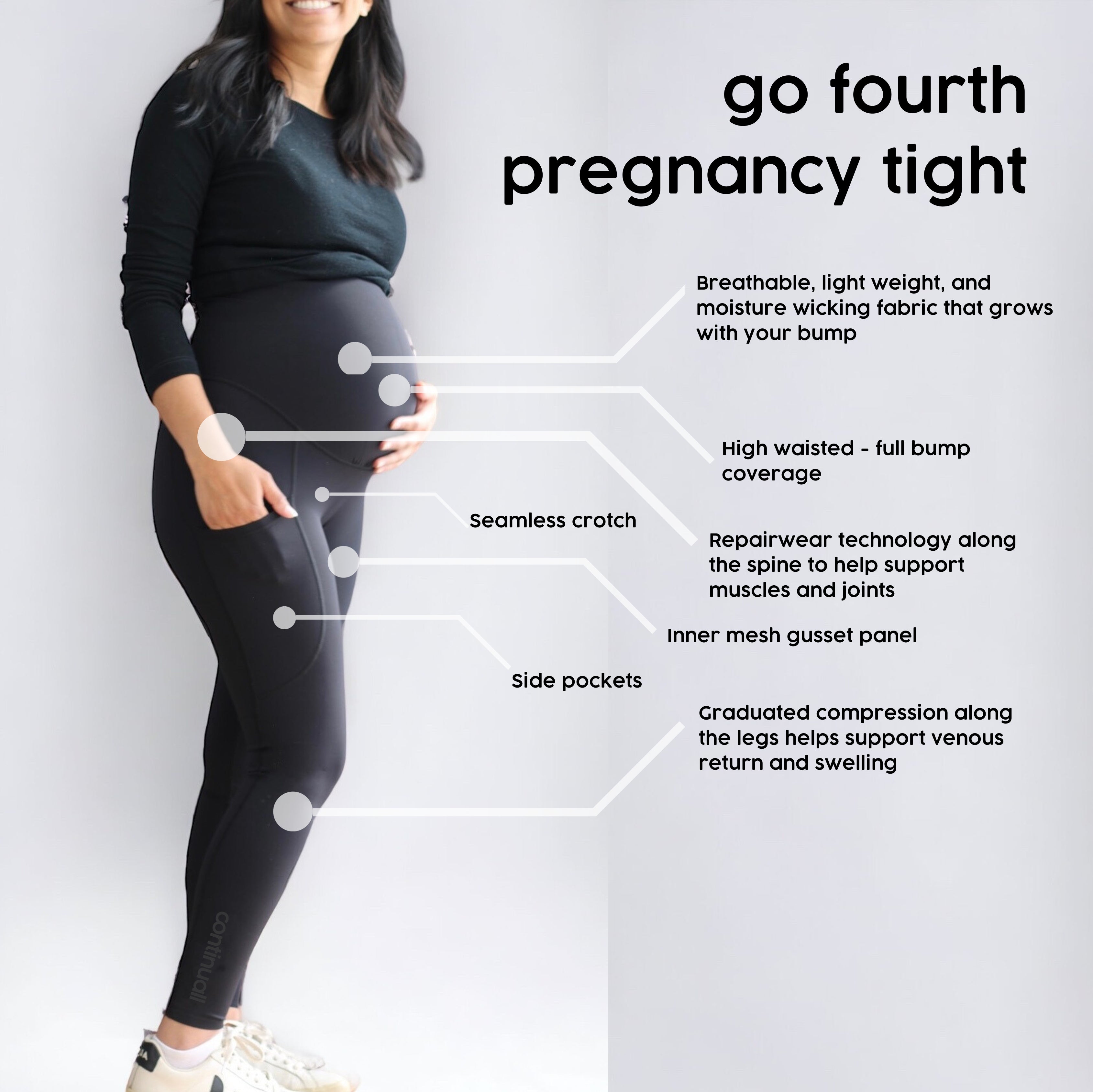 Pregnancy Support Legging I Everform Therapywear